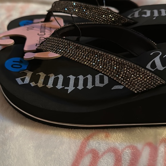 Juicy Couture sparkle platform flip flops - Picture 7 of 8